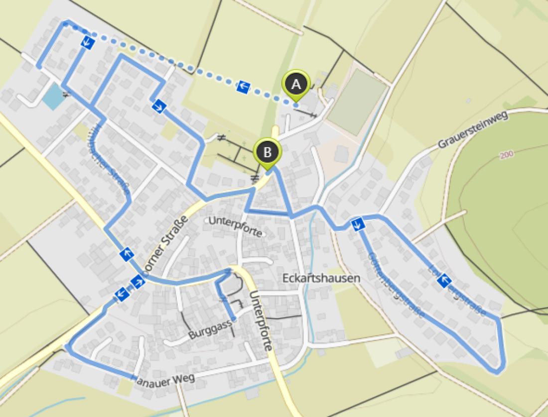 Dorfumzug Tour